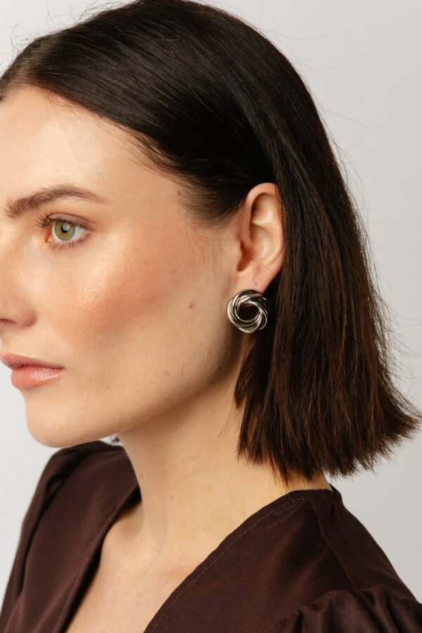 Rope Stud Earrings - Image 2