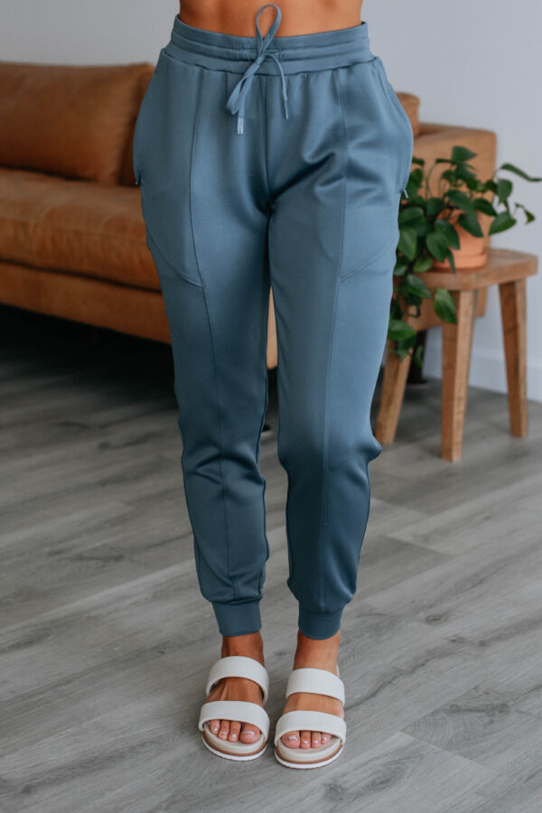 Alex Active Joggers - Slate Blue - Image 3