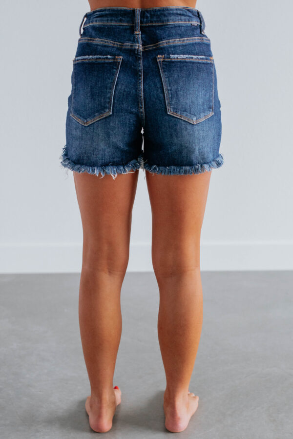 Aliyah Risen Shorts - Dark Wash - Image 5