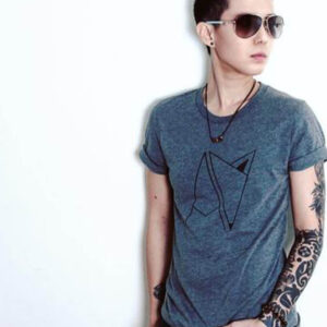 Androgynous Fox Logo | Crew Neck