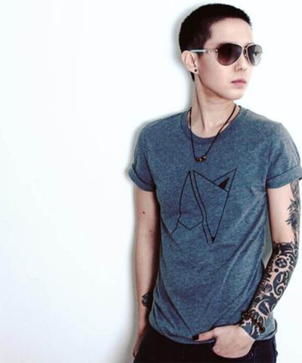 Androgynous Fox Logo | Crew Neck