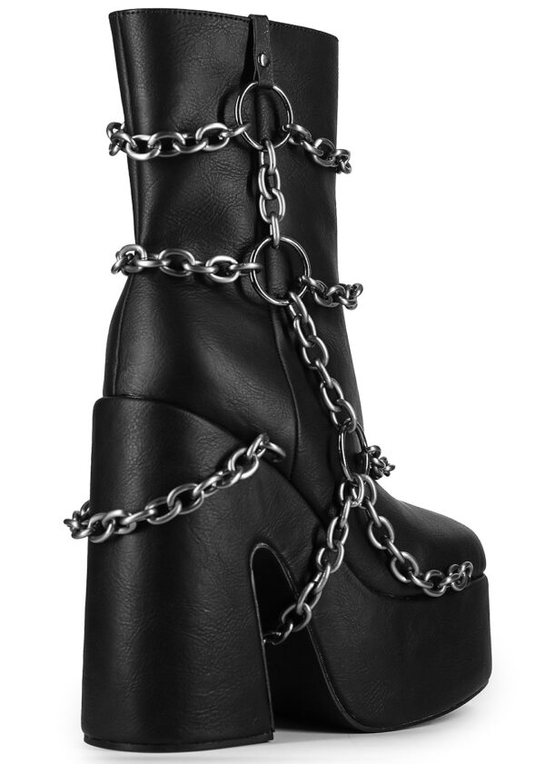 GOLFITO 05 Locked Down Black Platform Boots - Image 6