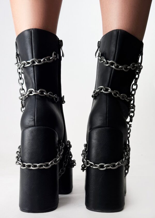 GOLFITO 05 Locked Down Black Platform Boots - Image 4