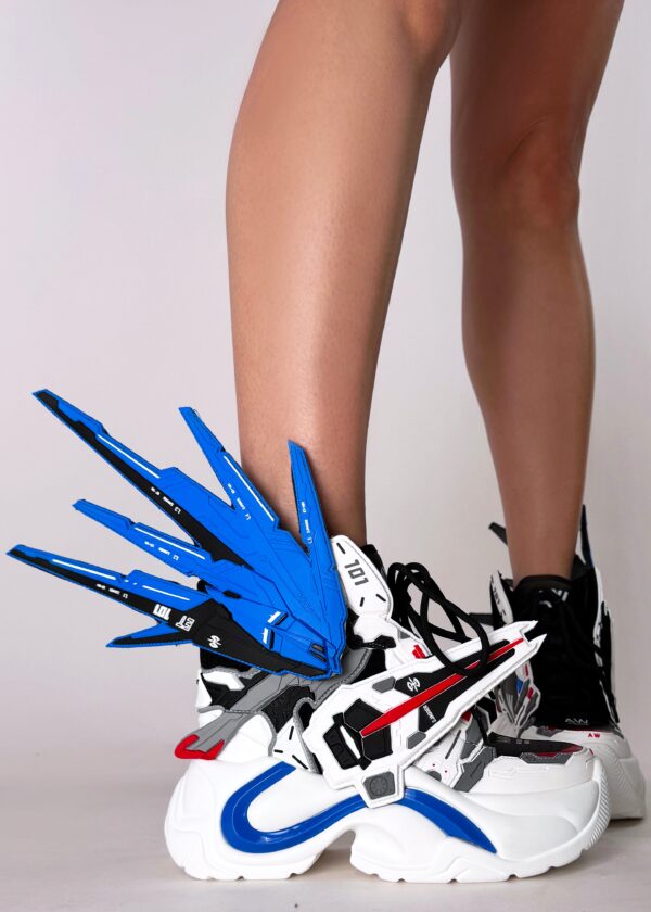 JUPITER 05 Aerial White Platform Sneakers - Image 3