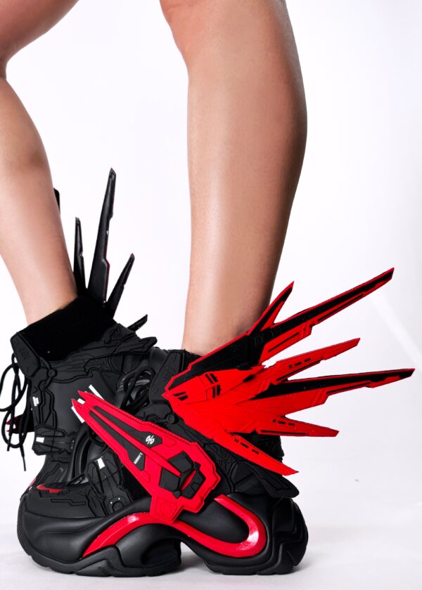 JUPITER 05 Breaker Battle Black Platform Sneakers - Image 2