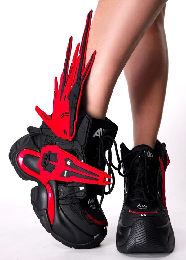 JUPITER 05 Breaker Battle Black Platform Sneakers - Image 3