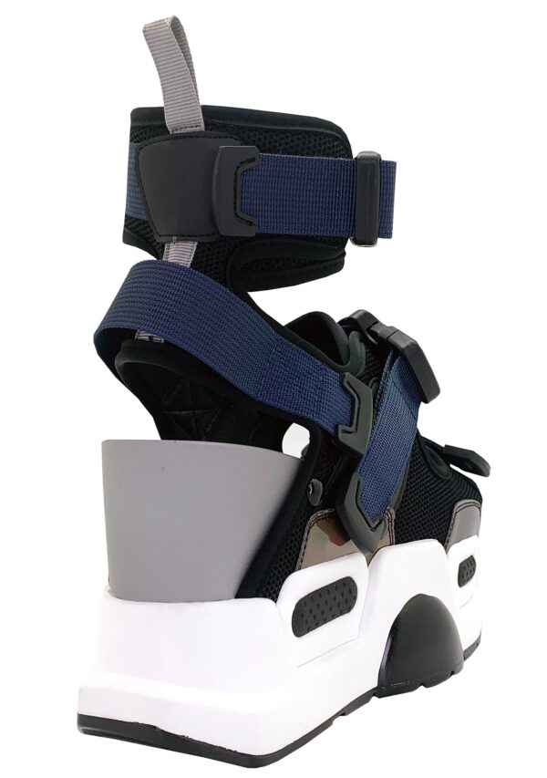 MULBERRY 03 Night Rider Navy Black Platform Sandals - Image 5