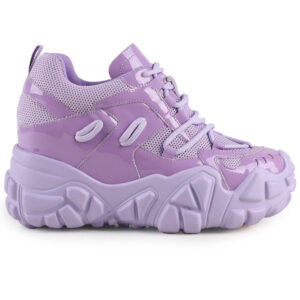 PERSIMMON 01 Purple Pulse Lilac Platform Sneakers