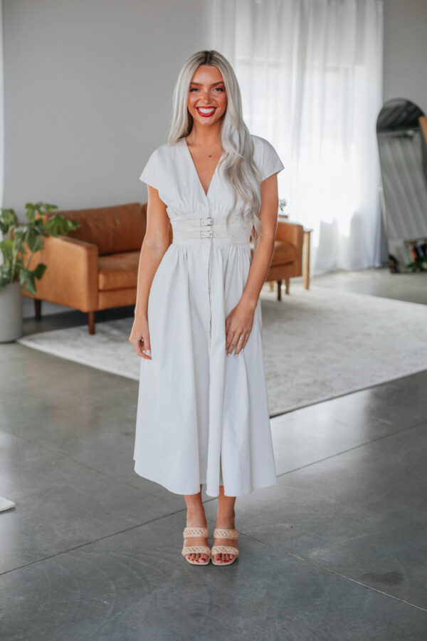 Astella Midi Dress - Image 4