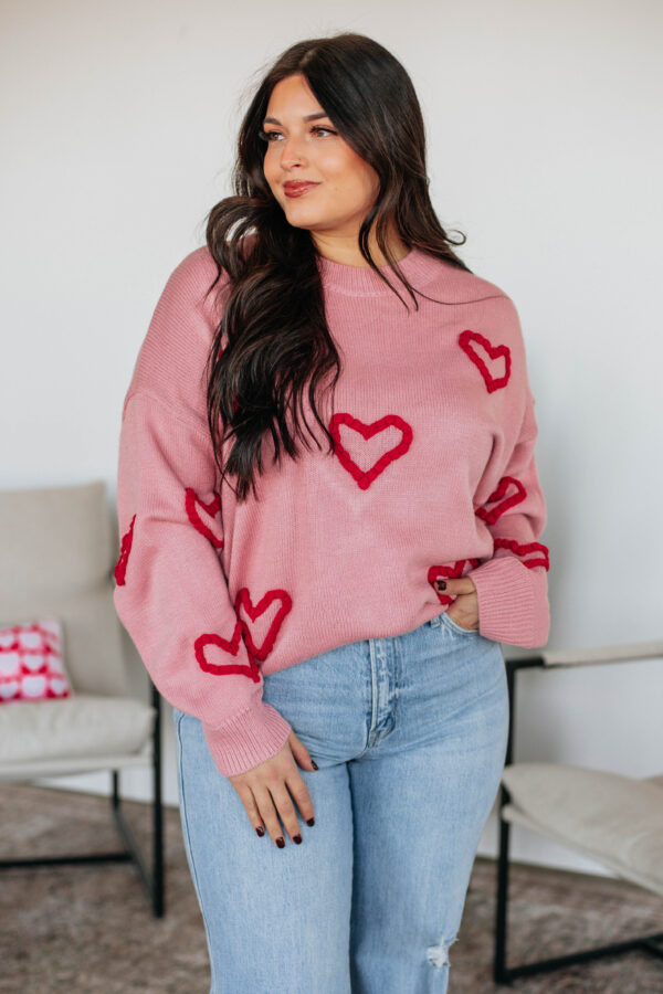 Blushing Babe Sweater - Image 2