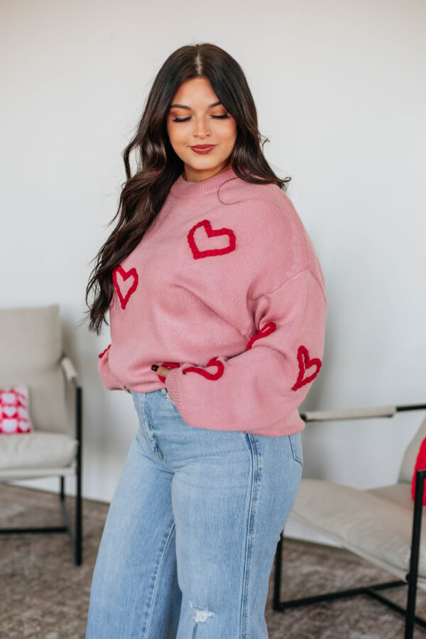 Blushing Babe Sweater - Image 4