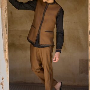 Border Embroidered Bandi Jacket