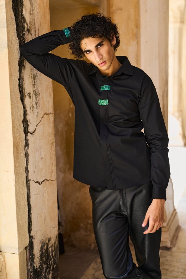 Jade Button Shirt