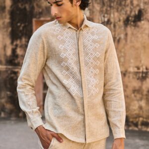 Textured Linen Shirt