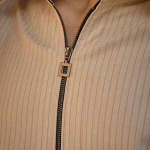 Pinstripe Zip Shirt