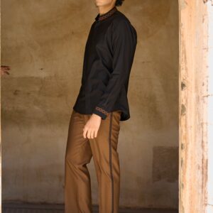 Border Embroidered Shirt