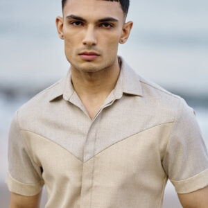Contrast V Shirt