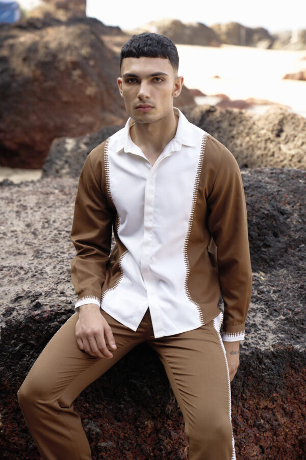 Stitched & Blocked Shirt