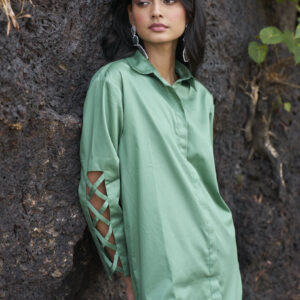 Criss Cross Cotton Midi