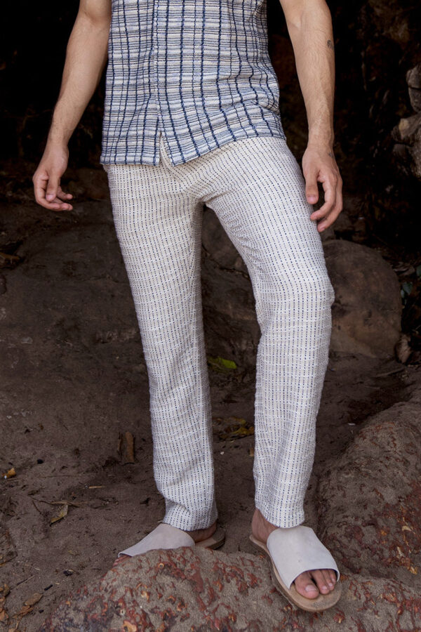 Textured Stripe Pant