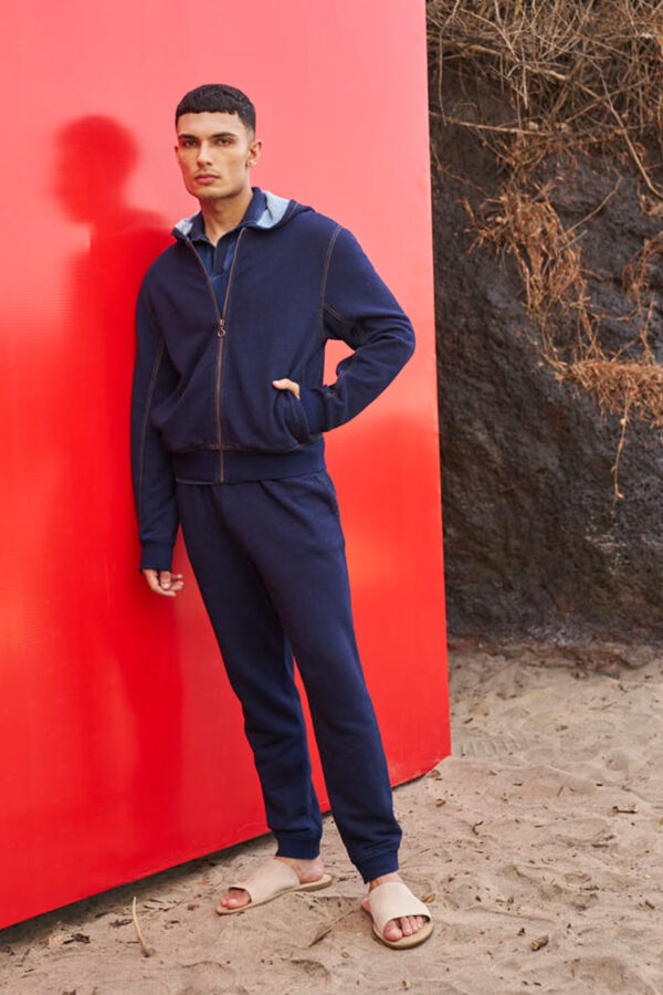 Indigo Hoodie Set