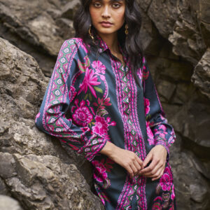 Contrast Floral Shirt