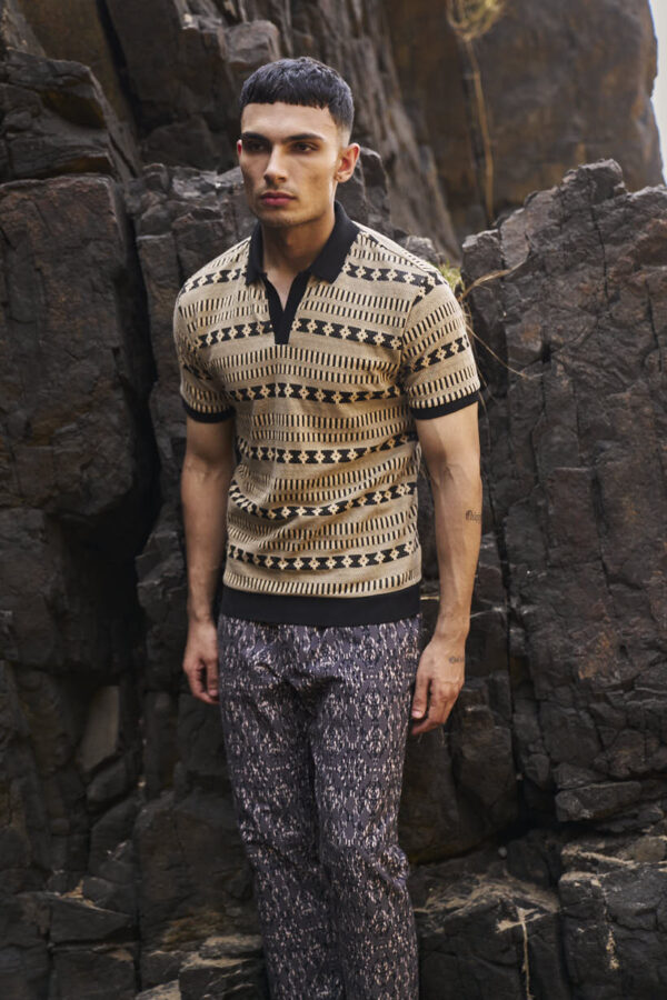 Ikat Printed Pant