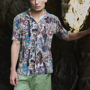 Tribal Pleated Shirt