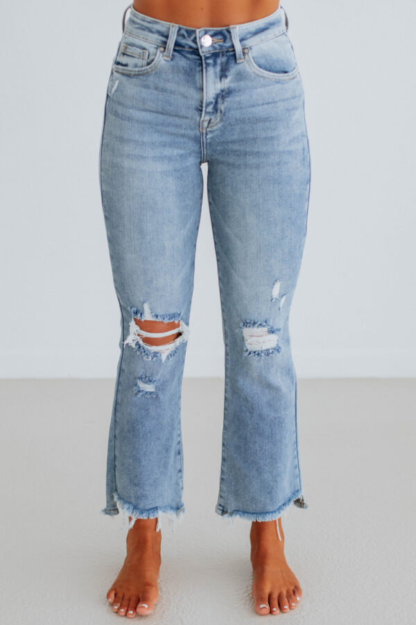 Cammi Risen Jeans - Light Wash - Image 3