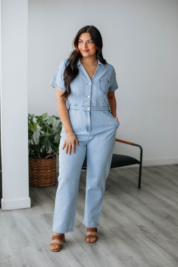 Carrington Denim Jumpsuit - Image 2
