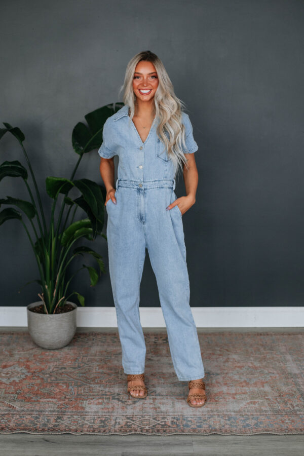 Carrington Denim Jumpsuit - Image 4