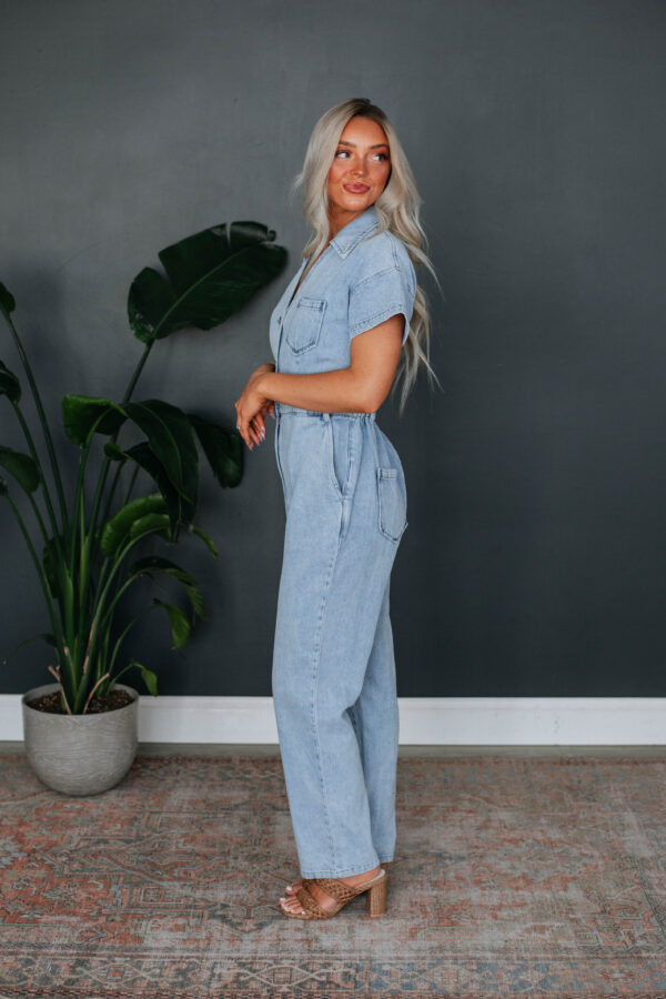 Carrington Denim Jumpsuit - Image 3