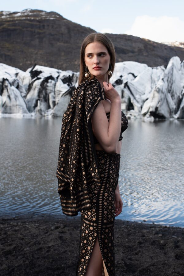 Caning Cutwork Jacket - Image 10