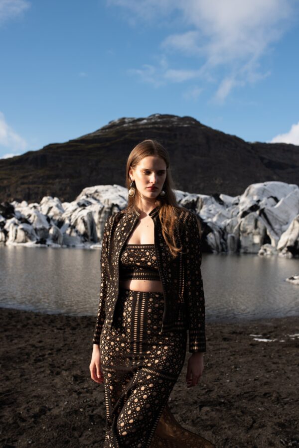 Caning Cutwork Jacket - Image 8