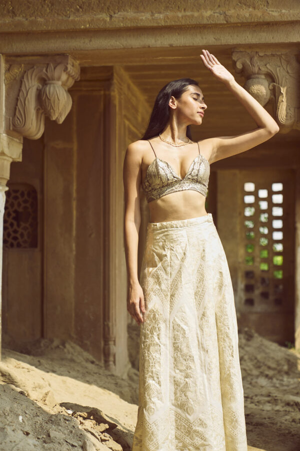 Brocade Chanderi Bralette - Image 11