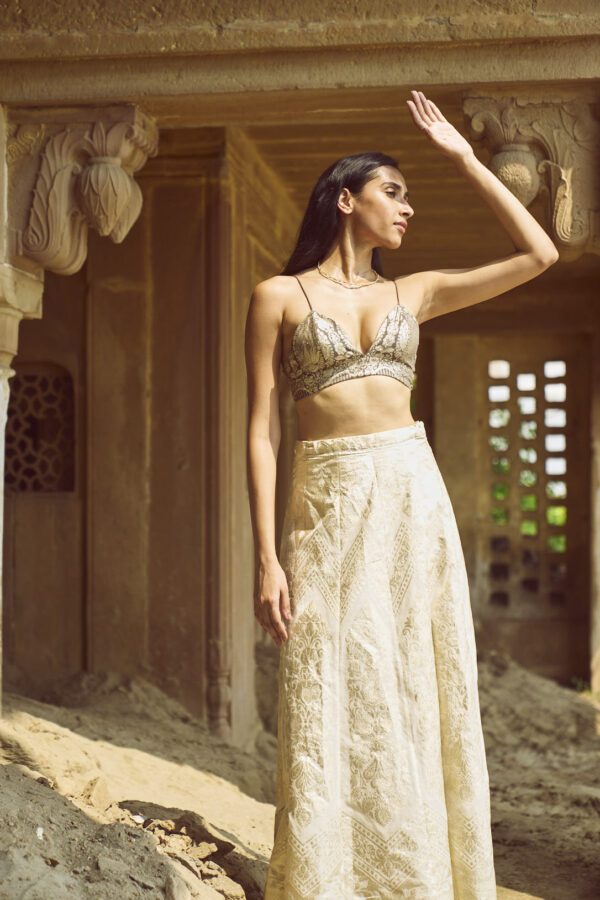 Brocade Chanderi Bralette - Image 9