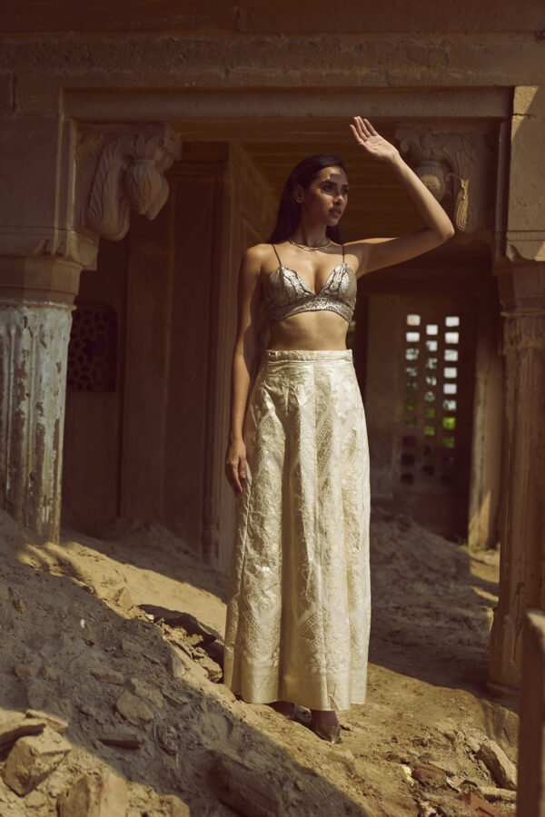 Brocade Chanderi Bralette - Image 12