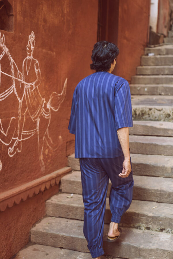 Stripe Box Pleated Pant - Image 14