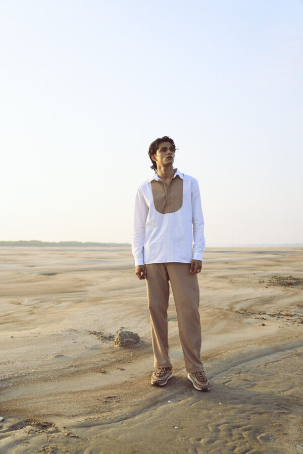 Contrast Bib Pant Set - Image 9