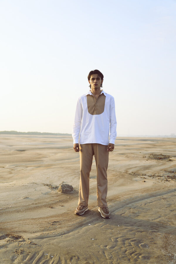 Contrast Bib Pant Set - Image 7