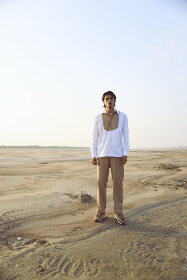 Contrast Bib Pant Set - Image 8