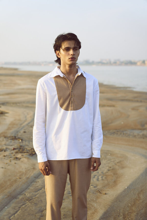 Contrast Bib Pant Set - Image 10