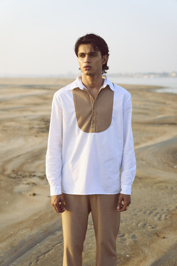 Contrast Bib Pant Set - Image 11