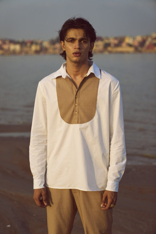 Contrast Bib Pant Set - Image 12