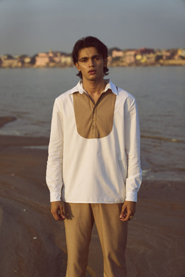 Contrast Bib Pant Set - Image 13