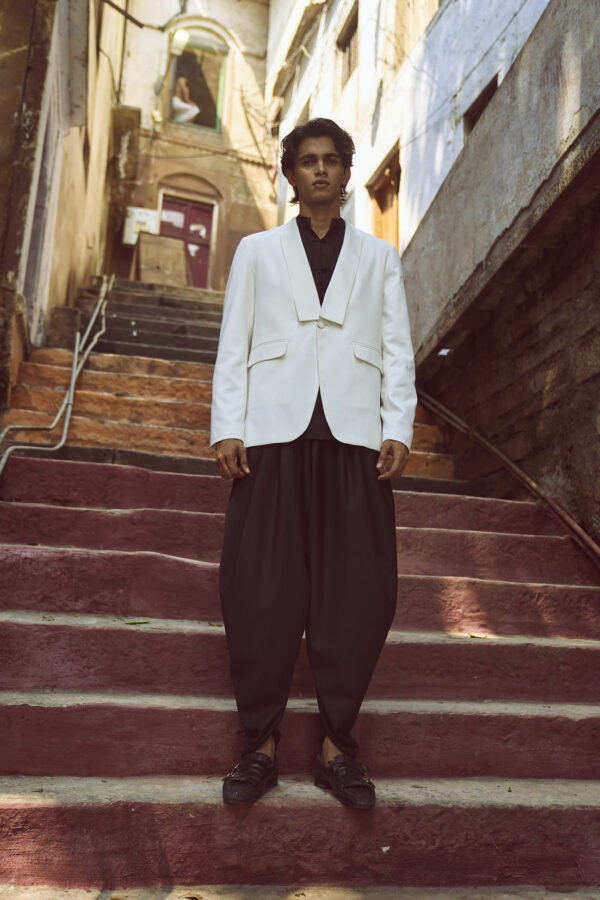 Black Cowl Pants - Image 8