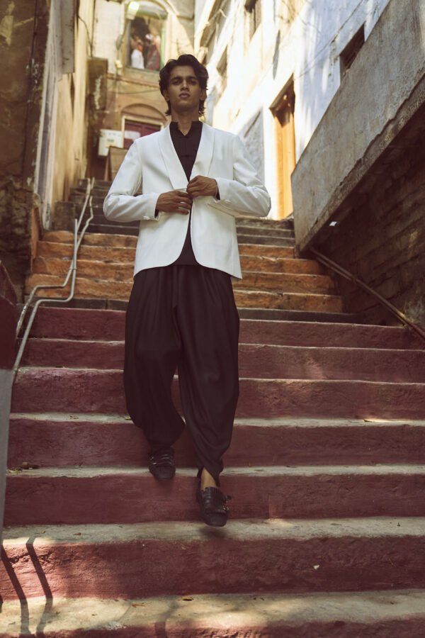 Black Cowl Pants - Image 9