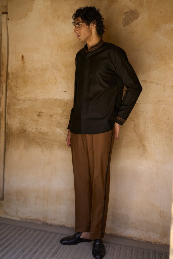 Border Embroidered Bandi, Shirt and Pant - Image 2