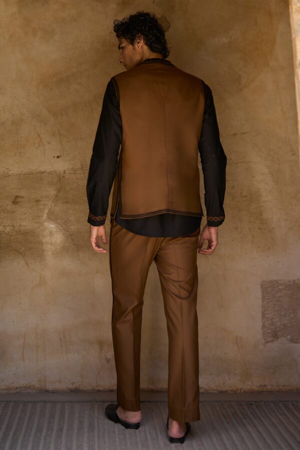 Border Embroidered Bandi, Shirt and Pant - Image 44