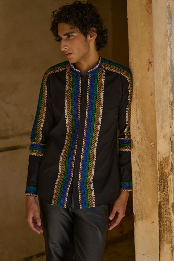 Placement Embroidered Shirt - Image 16